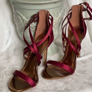 Shoes republic burgundy step heels